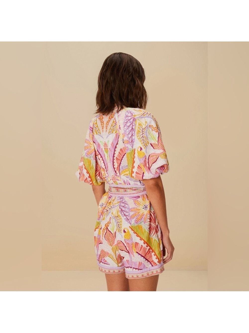 Farm Rio Pearl Jungle Dots Romper - Picture 7 of 8